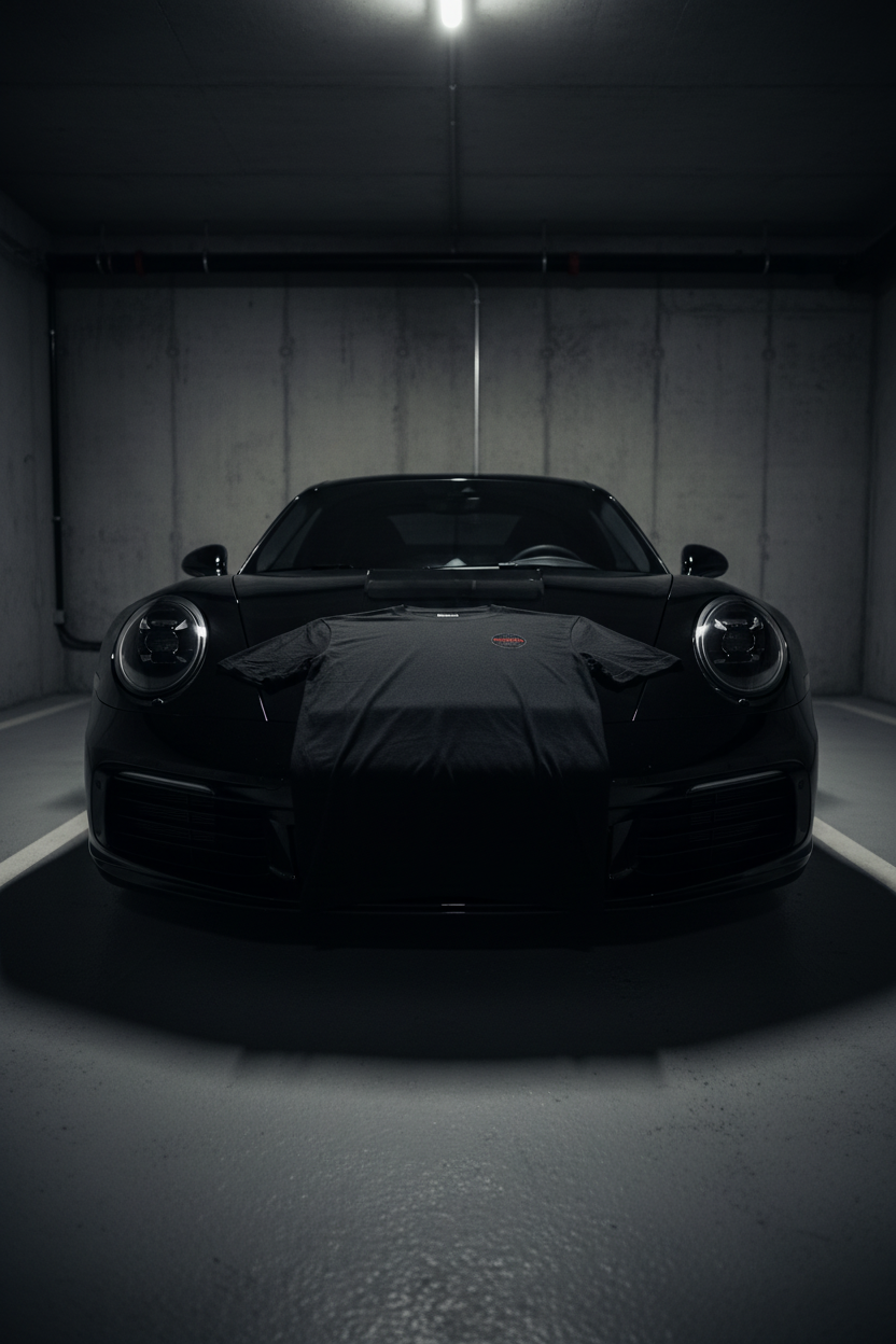 T-shirt Quattro sur voiture